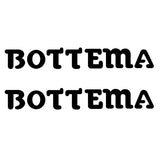 Bottema - DIE CUT fork decals - BLACK - Old school bmx - Bmx Products AU