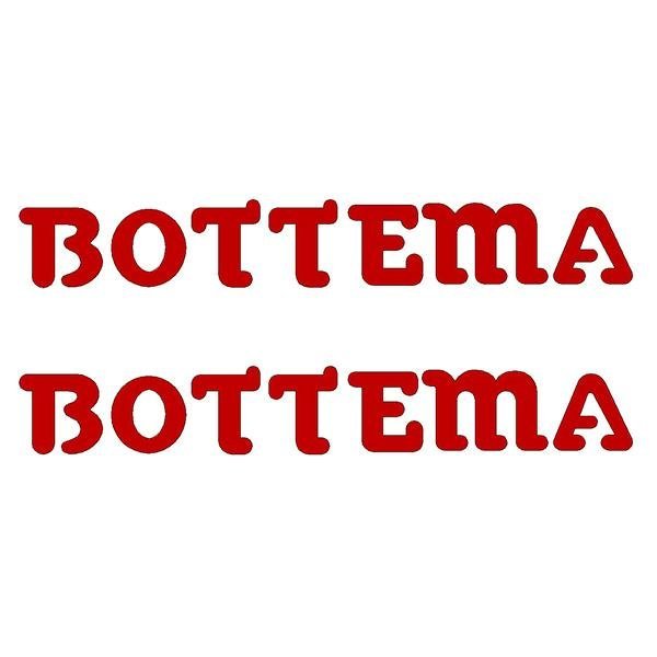 Bottema - DIE CUT fork decals - RED - Old school bmx - Bmx Products AU