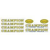 Champion - Squareback decal set - old school bmx - Bmx Products AU