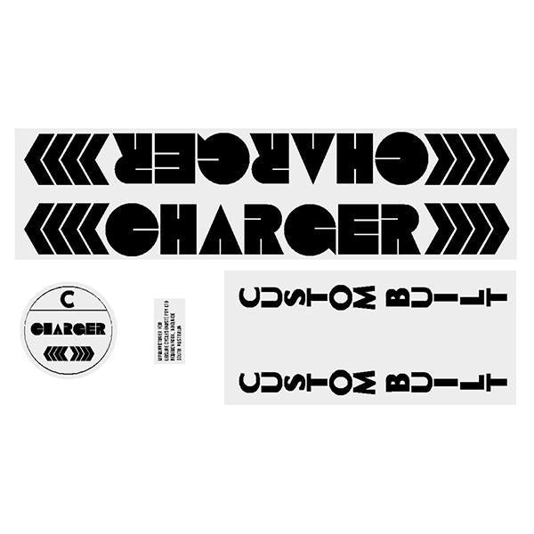 Charger - Custom built - Black decal set - Old school bmx - Bmx Products AU