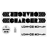 Charger - Custom built - Black decal set - Old school bmx - Bmx Products AU
