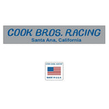 Cook Bros. BLUE fork decals with FLAG - Old school bmx - Bmx Products AU