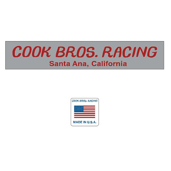 Cook Bros. RED fork decals with FLAG - Old school bmx - Bmx Products AU