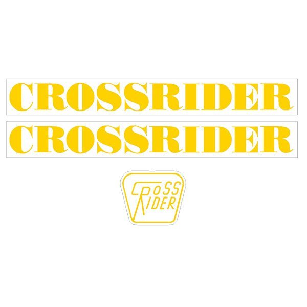 Crossrider - Monoshock - decal set - Old school bmx - Bmx Products AU