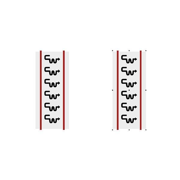 CW - Hub Decals - old school bmx - Bmx Products AU