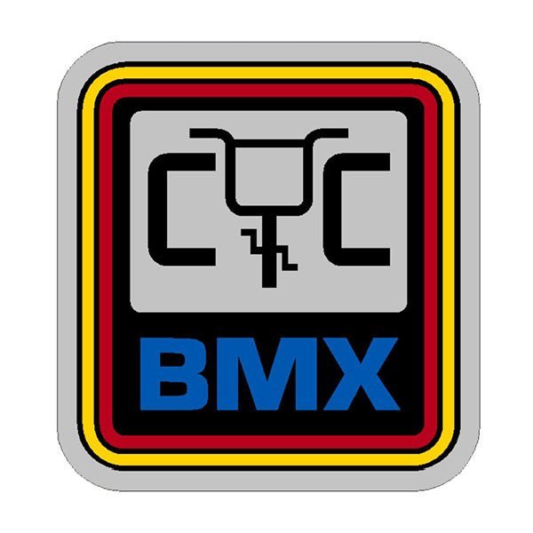 CYC - BMX 4 COLOR head tube decal - old school bmx - Bmx Products AU