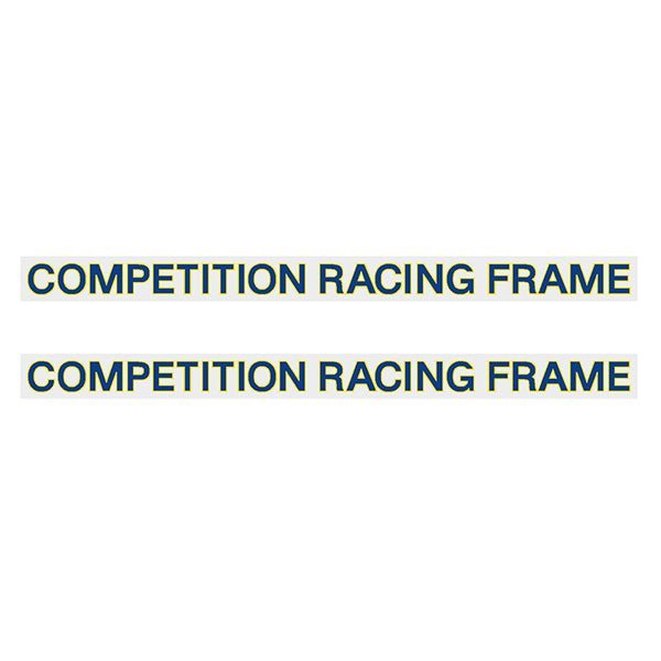 CYC - COMPETITION blue top tube decal - old school bmx - Bmx Products AU