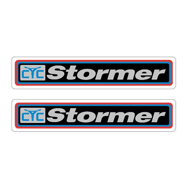 CYC - STORMER fork decals - old school bmx - Bmx Products AU