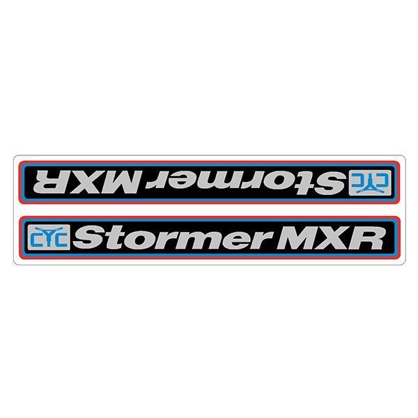 CYC - STORMER MXR down tube decal - old school bmx - Bmx Products AU