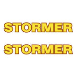 CYC - STORMER yellow down tube decal - old school bmx - Bmx Products AU