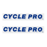 Cycle Pro - Blue DROP SHADOW fork decals - old school bmx - Bmx Products AU