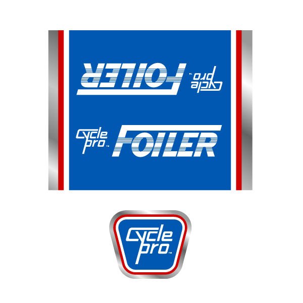 Cycle Pro - Foiler decal set - old school bmx - Bmx Products AU