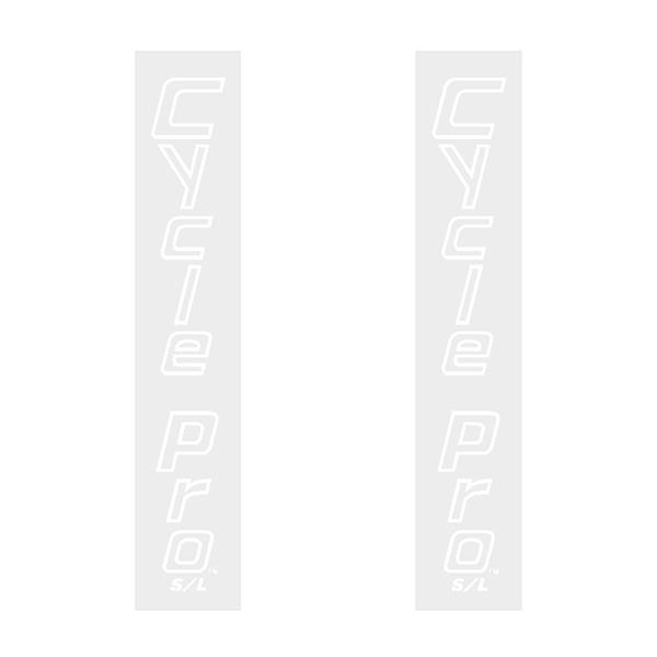 Cycle Pro - SL VERTICAL fork decals - old school bmx - Bmx Products AU