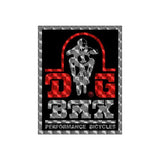 DG BMX Red PRISM decal - Old school bmx - Bmx Products AU