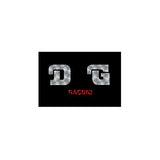 DG - RACING Black and red on prism decal - Old school bmx - Bmx Products AU
