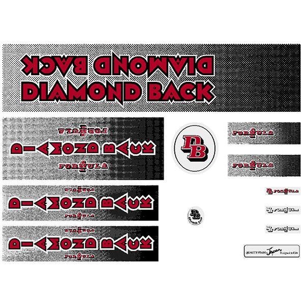 Diamond Back - 1983 Formula 1 decal set - Old school bmx - Bmx Products AU