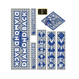 Diamond Back - 1983 MINI Viper - Blue PRISM decal set - Old school bmx - Bmx Products AU