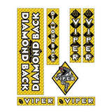 Diamond Back - 1983 Viper - GOLD PRISM decal set - Old school bmx - Bmx Products AU