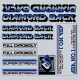 Diamond Back - 1984 Super Streak - for chrome frame decal set - Old school bmx - Bmx Products AU