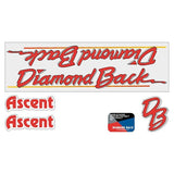 Diamond Back - 1986 ASCENT MTB decal set - Old school bmx - Bmx Products AU