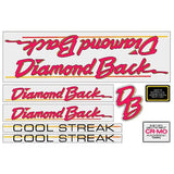 Diamond Back - 1986 Cool Streak - for aqua frame decal set - Old school bmx - Bmx Products AU