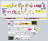 Diamond Back - 1987 Cool Streak - decal set - Old school bmx - Bmx Products AU