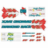 Diamond Back - 1988 Strike Zone - Woody Itson decal set - Old school bmx - Bmx Products AU