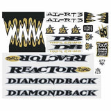 Diamond Back - 1997 Reactor Team decal set - Old school bmx - Bmx Products AU