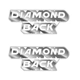 Diamond back - Chrome new font - Seat decal set - Old school bmx - Bmx Products AU