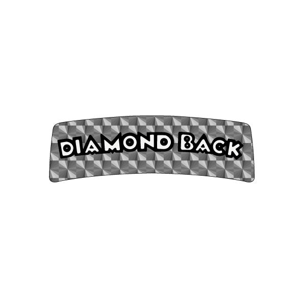 Diamond back - PRISM - REAR - VISCOUNT - Seat decal - Old school bmx - Bmx Products AU