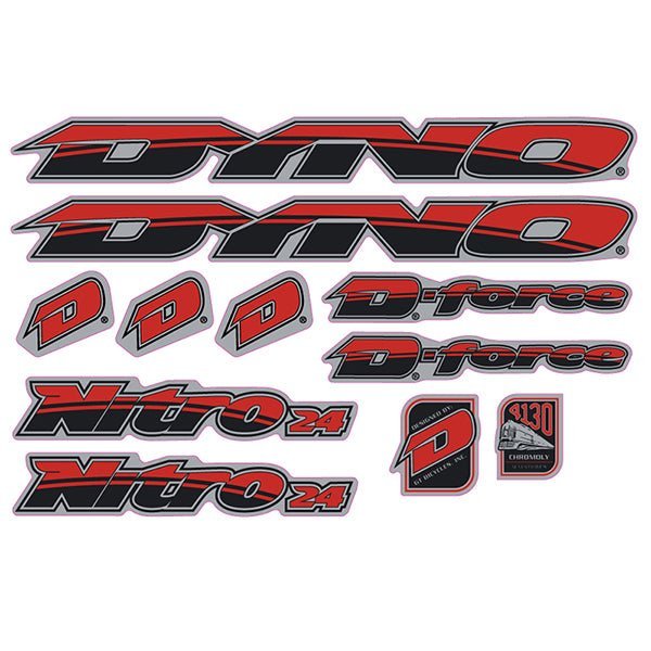 DYNO - 1998 NITRO 24 decal set - old school bmx - Bmx Products AU