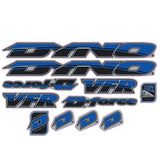 DYNO - 1998 VFR blue decal set - old school bmx - Bmx Products AU