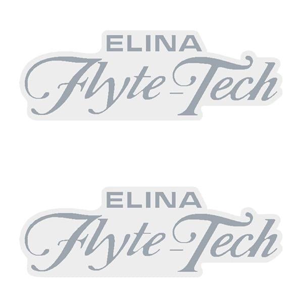 Elina - Flyte Tech Chrome - Seat decal set - Old school bmx - Bmx Products AU