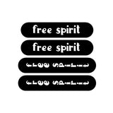 Free Spirit - bmx decal set - old school bmx - Bmx Products AU