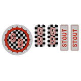 G - BOY - STOUT - RED decal set - old school bmx - Bmx Products AU