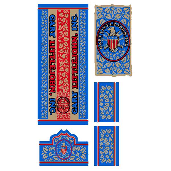 Gary Littlejohn BEACH - CRUISER - Gold Decal set - old school bmx - Bmx Products AU