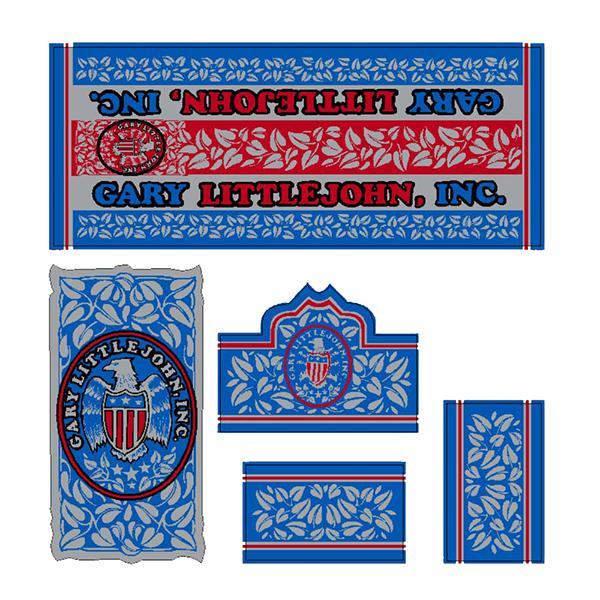 Gary Littlejohn BEACH - CRUISER - silver Decal set - old school bmx - Bmx Products AU