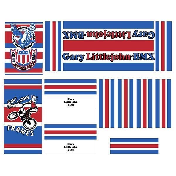 Gary Littlejohn BMX - CRUISER - Decal set - old school bmx - Bmx Products AU