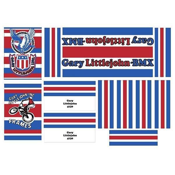 Gary Littlejohn BMX Decal set - old school bmx - Bmx Products AU
