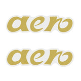 Generic - AERO Seat GOLD decal set - Old school bmx - Bmx Products AU