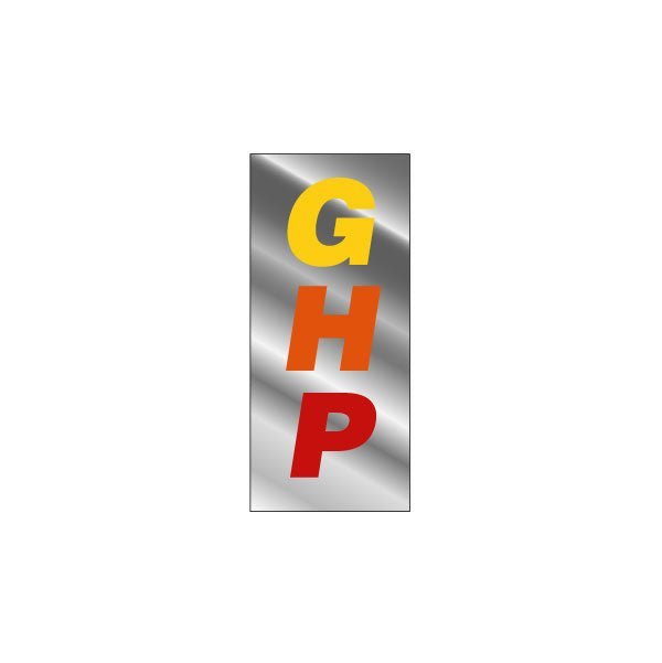 GHP - Multi color - Seat post decal - old school bmx - Bmx Products AU