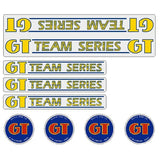 GT - 1984 - 85 TEAM Series - Clear - decal set - Old school bmx - Bmx Products AU