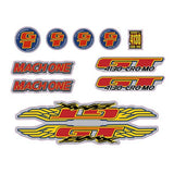 GT - 1996 Mach One - Chrome decal set - Old school bmx - Bmx Products AU