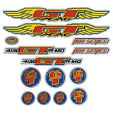 GT - 1998 Pro Series 24 - Chrome decal set - Old school bmx - Bmx Products AU
