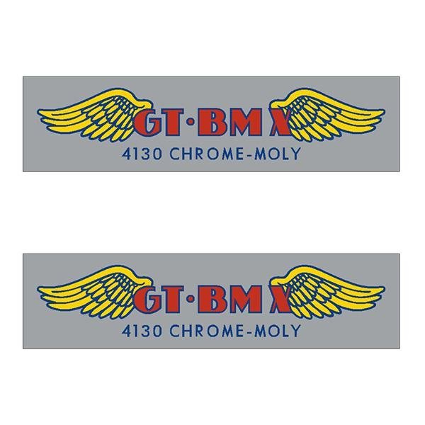 GT - 4130 chrome - fork decal set - Old school bmx - Bmx Products AU