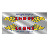 GT - Anaheim chrome - frame decal - Old school bmx - Bmx Products AU