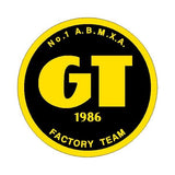 GT coin yellow 1986 ABMXA decal - Old school bmx - Bmx Products AU
