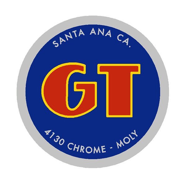 GT - Santa Ana - blue coin decal - Old school bmx - Bmx Products AU