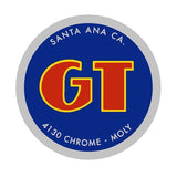 GT - Santa Ana - blue coin decal - Old school bmx - Bmx Products AU