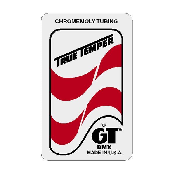 GT - True Temper - seat tube decal - Old school bmx - Bmx Products AU